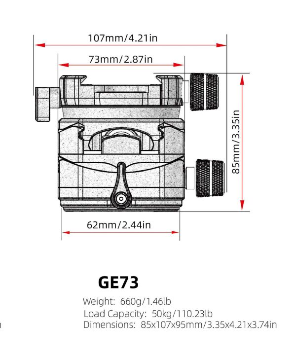 FLM GE73 Atlas Geared Head - Image 5